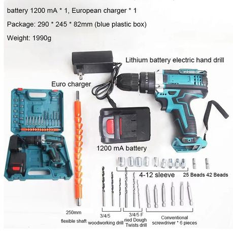 Tork Craft - Drill, Impact Driver, 2 x 2.0Ah Batteries, Charger