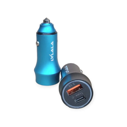 Lylala USB 3.1A +PD 25W Car Charger