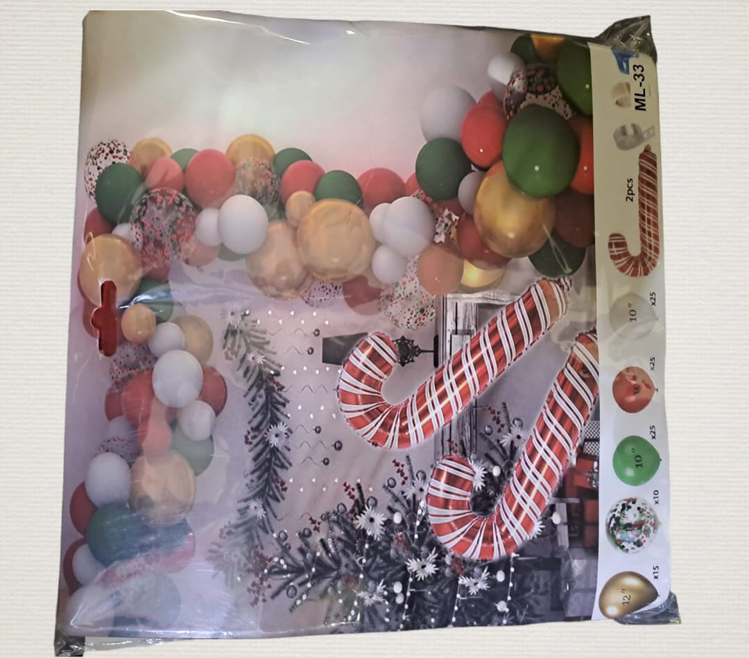 Christmas Balloons Garland/Arch Kit