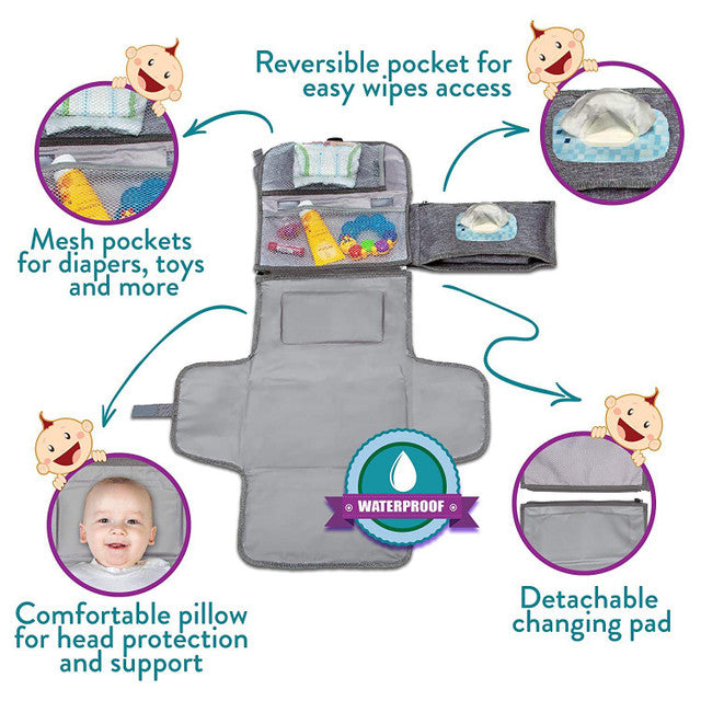 Baby Portable Diaper Changing Pad