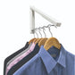 Wave Rack Retractable Clothes Hanger - Space Saver Easily Folds Away