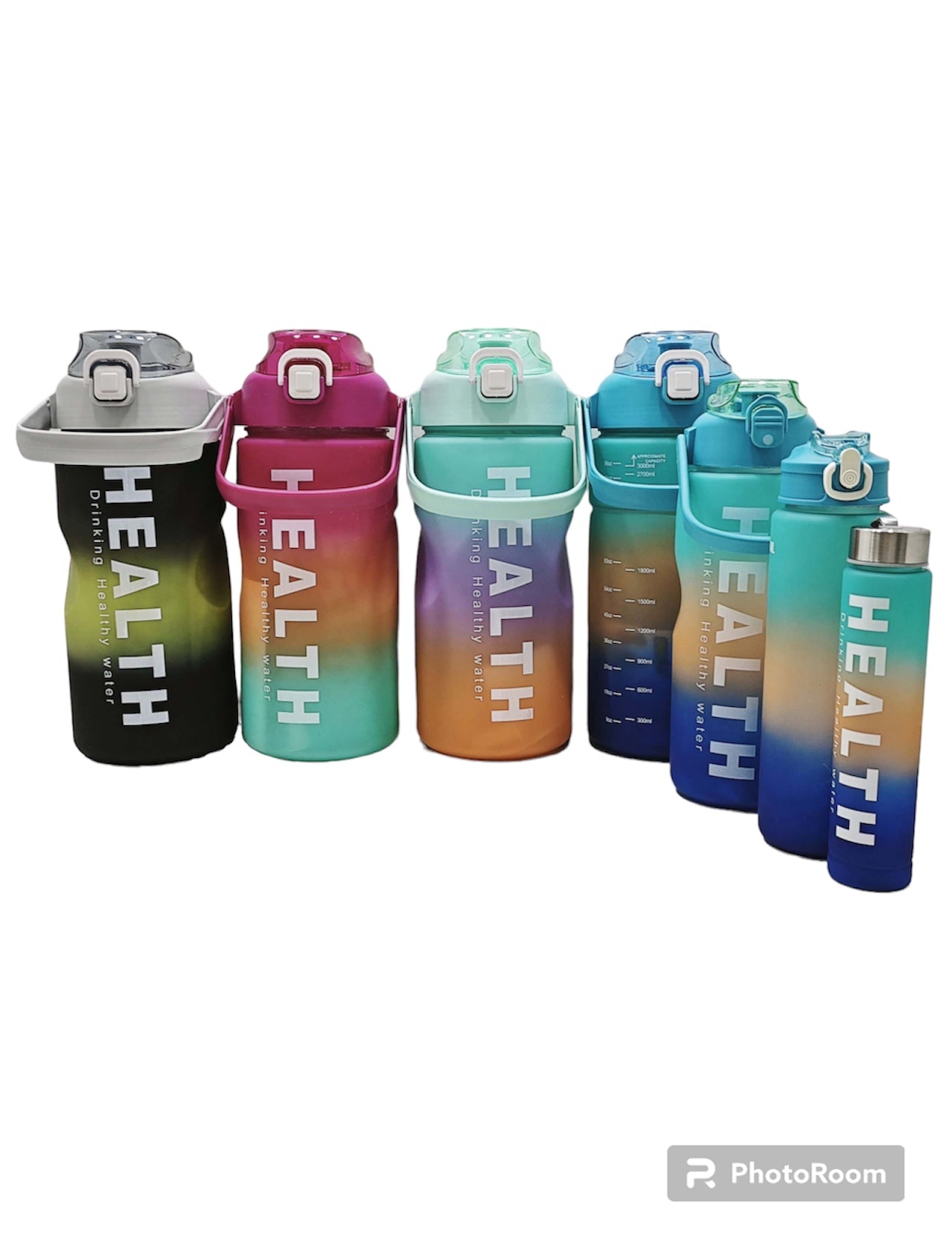 Summer Special 4pc Motivation Water Bottle Set