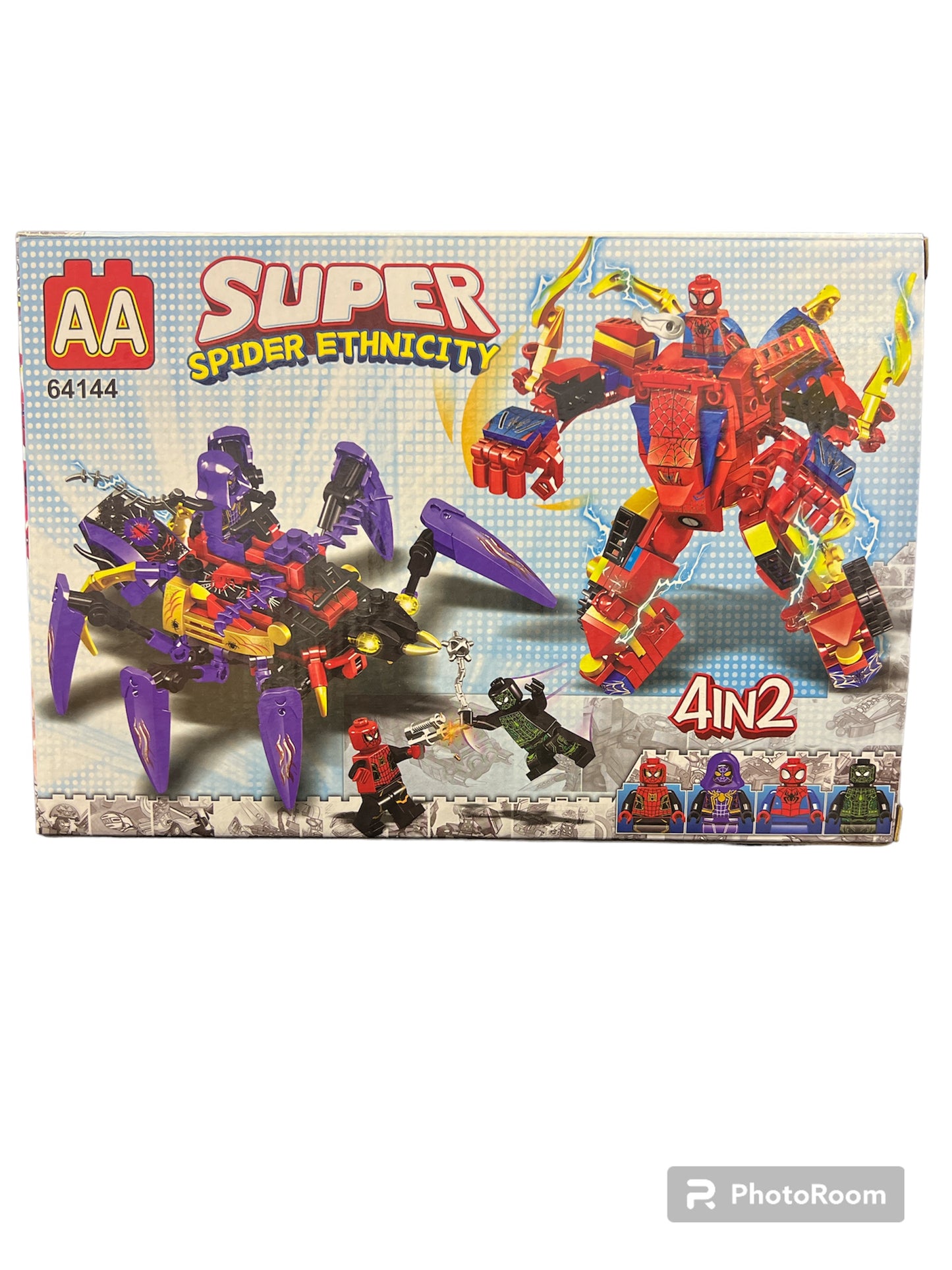 Super Spider Ethnicity Building Blocks 138pc