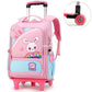 School Bag Wheels School Trolley Backpack Girls Wheeled Backpack School Bags