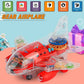 Transparent Gear Plane - Toys Colourful Light Musical