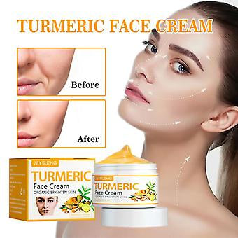 Turmeric Face Cream Anti Aging Moisturizing Firming Whitening Cream Brighten Tone Lighten -50g