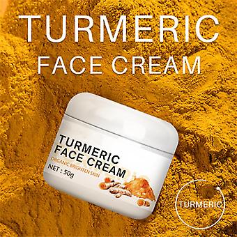 Turmeric Face Cream Anti Aging Moisturizing Firming Whitening Cream Brighten Tone Lighten -50g