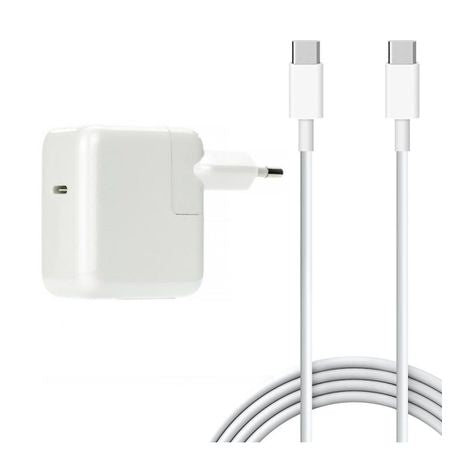 87W USB-C MagSafe MacBook Charger - White