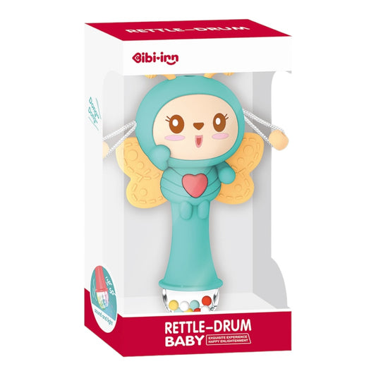 Rattle-Drum Baby Shake Stick – Infant Toys with 6 Modes and 16 Music Tracks