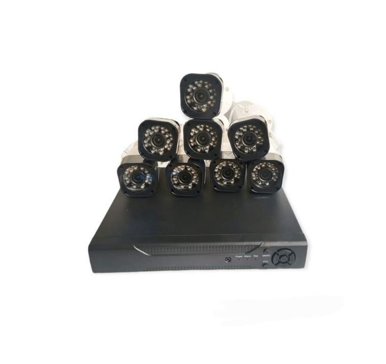 8 Channel Touchview Solution 200W 1808P Full AHD Camera Set