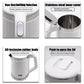 RAF 2.0L Cordless Electric Jug Kettle With Silver Trim - 2000W Fast Boiling 360° Rotating Base Auto Cut-Off