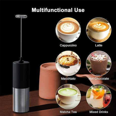 Handheld Electric Whisk Beater Foam Maker for Coffee,latte,cappuccino