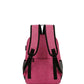 3 in 1 Color Matching Nylon Double Shoulders Bag Ladies Handbag School Backpack Bag- Various Colours