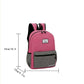 3 in 1 Color Matching Nylon Double Shoulders Bag Ladies Handbag School Backpack Bag- Various Colours