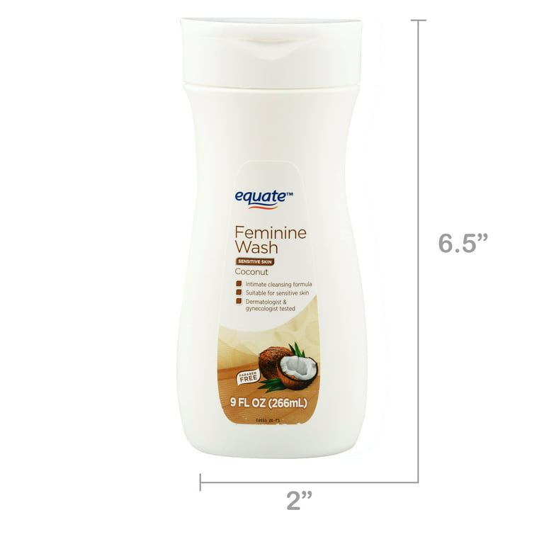 Equate Sensitive Skin Feminine Wash, Coconut.