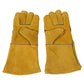 Leather Riggers Welding Gloves Yellow - Palm