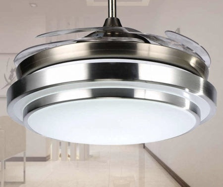 LED CEILING FAN WITH FOLDABLE BLADES