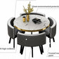 Nordic Dining Set - Table + 4Chairs