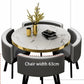 Nordic Dining Set - Table + 4Chairs