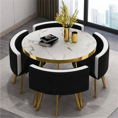 Nordic Dining Set - Table + 4Chairs