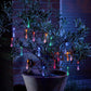 5M Solar Powered Water Drops String Light RGB