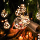 Christmas Wish Ball Curtain LED Light string for home ,new year decoration warm white 3M