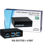 4 Port Powered VGA Splitter 1 in 4 Out 200Mhz  Video Distribution Duplicator for 1 PC to 4 Monitors Projector