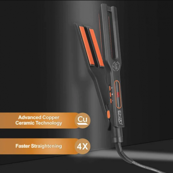 Enzo Double Copper 4 Plate Protein & Keratin Hair Straightener