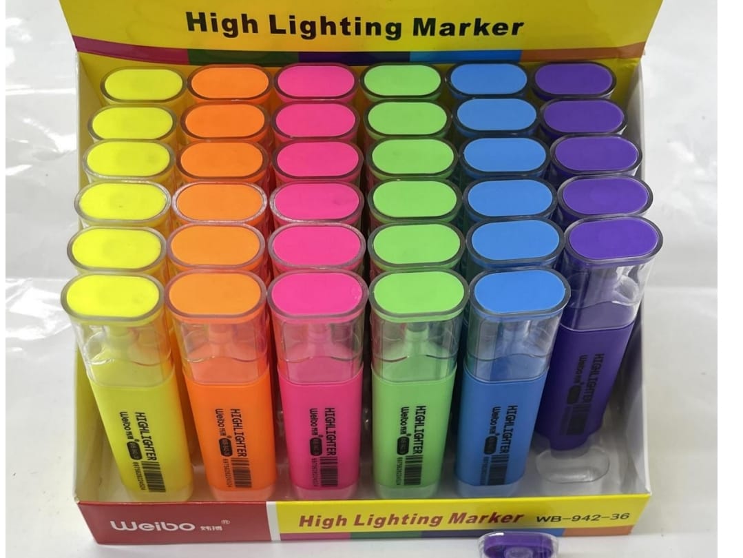 Highlight Markers 6 Colours