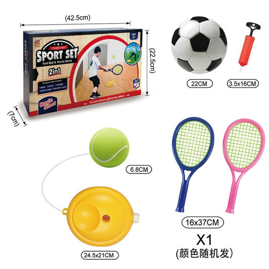 2:1 Sports Set Football and tennis set