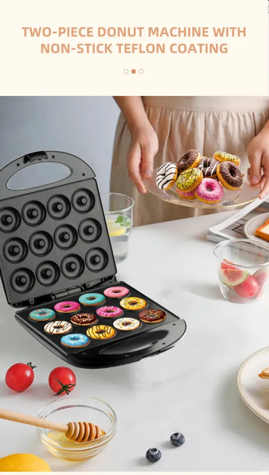 Electric Donut Machine Home Cake Machine Dessert Snack Bread Breakfast Electromechanical Cake Donut Maker Machine Mini Donut Machine Maker