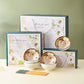 4pcs Vintage Hand Painted Camellia Flower Pattern Ceramic Rice Bowl Set