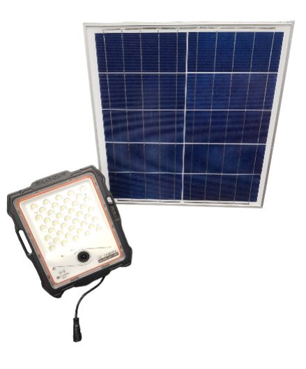 Solar LED Flood Light With Wireless Camera + Solar Panel + Optic Lens