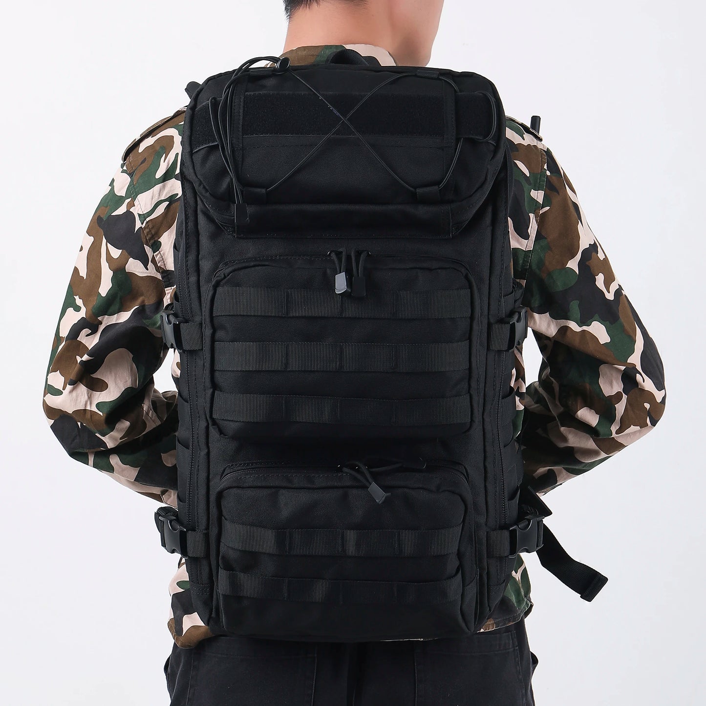 6Pockets Multifunctional  Military Tactical Backpack -Green