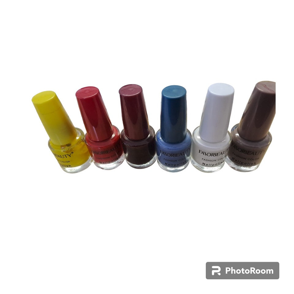 6pcs Nail Polish