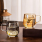 6Pcs Glasses with Handle for Tea and Coffee