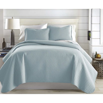 Solid 3-piece Queen Size Quilt Set