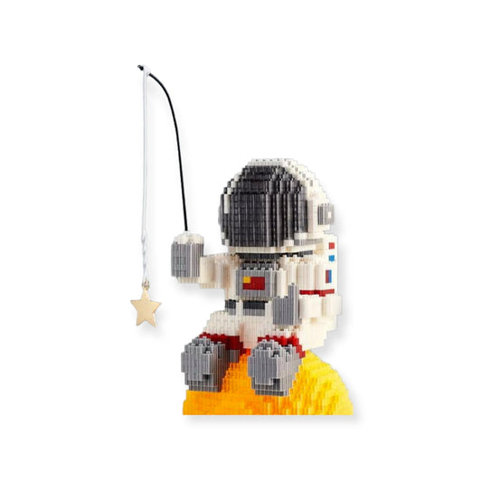 Fishing Star Astronaut 1110 Pcs Micro Building Blocks With LED Light