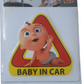 Baby in car sticker