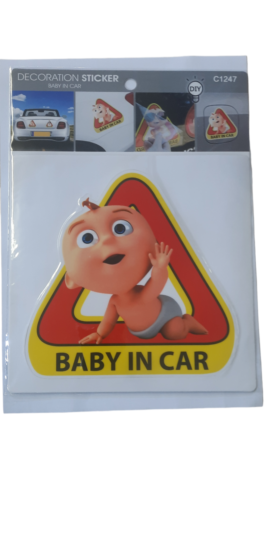 Baby in car sticker