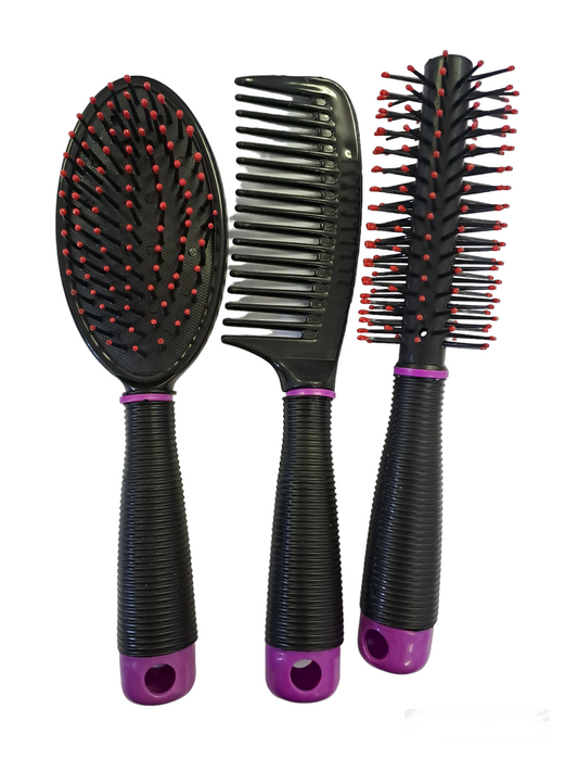 Hair Brush Set 3pc