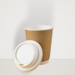 250ml Disposable Coffee Cups with Lids 10pcs