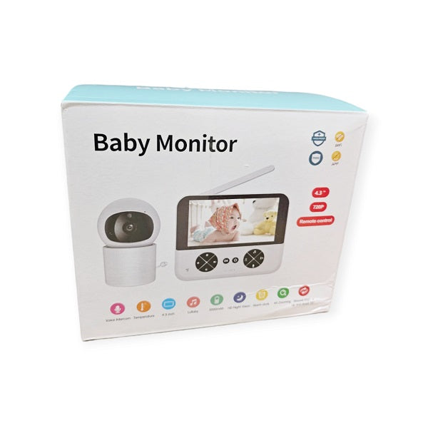 4.3 Baby Monitor With Pan Tilt Camera Night Vision