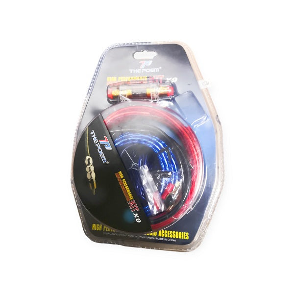 The Poem X9 Car Audio Amplifier Cable Kit