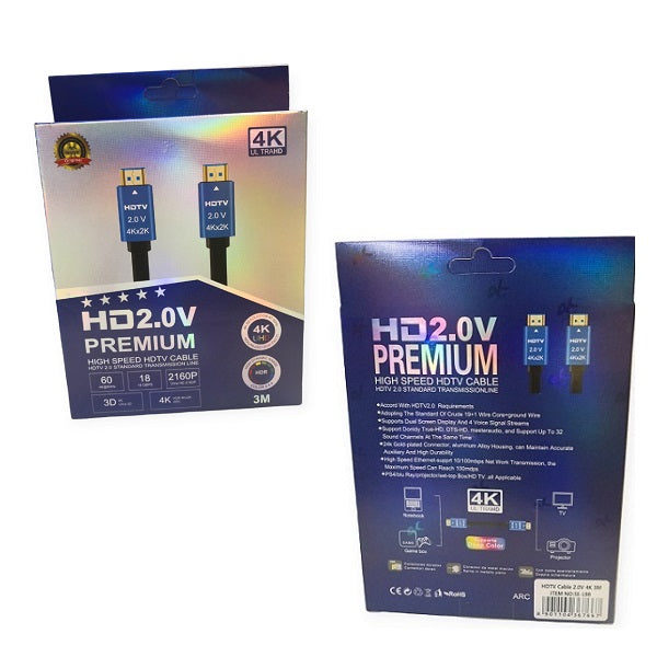 HDTV HDMI Premium Cable 4K 3m