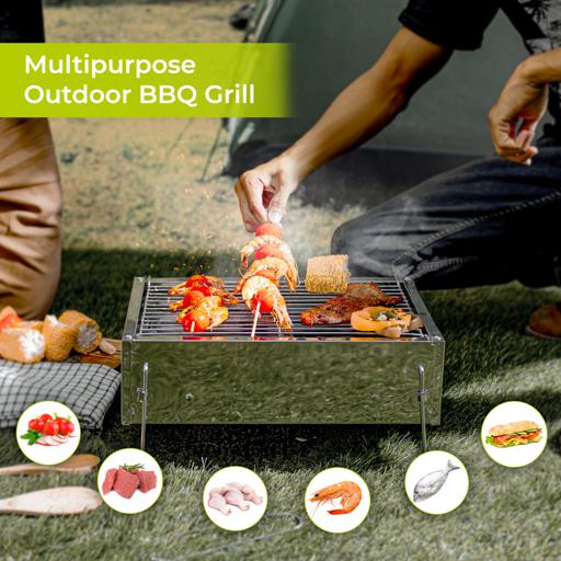 Stainless Steel Portable BBQ  Grill