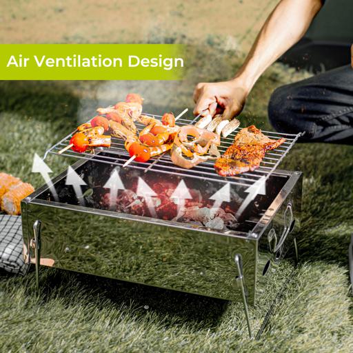 Stainless Steel Portable BBQ  Grill