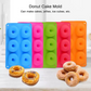 Pan of 6 Round Doughnut Silicone Mould