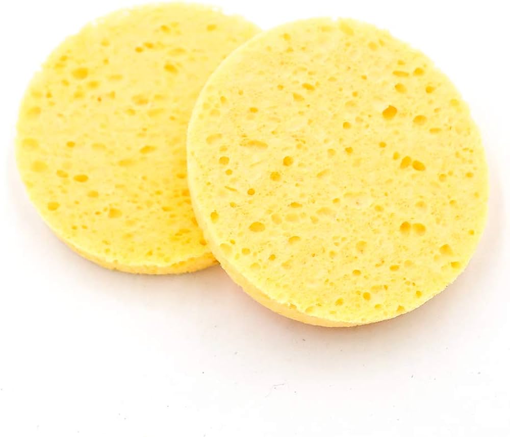 Facial Sponge Cosmetics Round 2Pcs