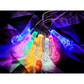 8 Large Colorful Teardrop Decorative Fairy LED String Lights